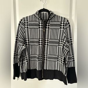 Jones New York Houndstooth Cardigan